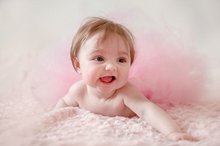 portrait bébé 5 mois