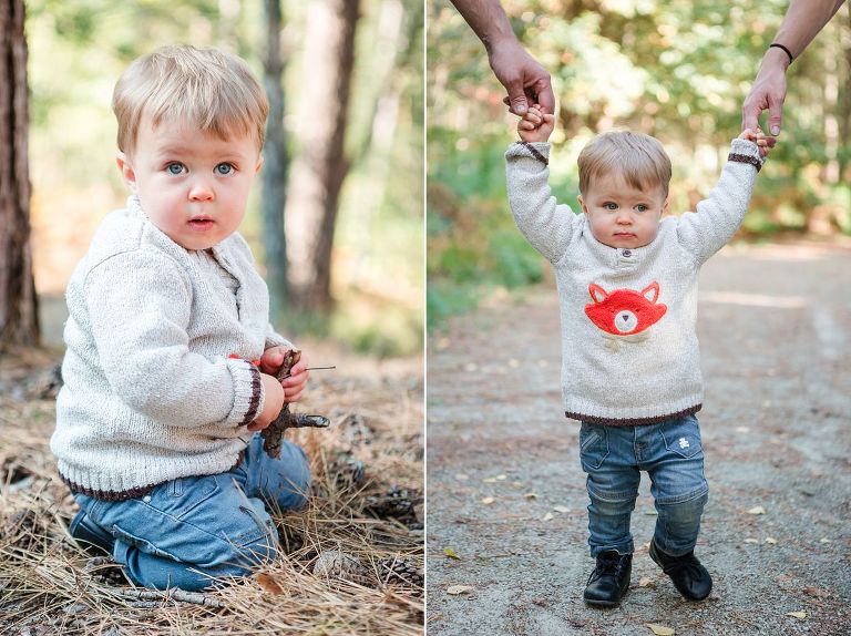 seance photo bébé en exterieur