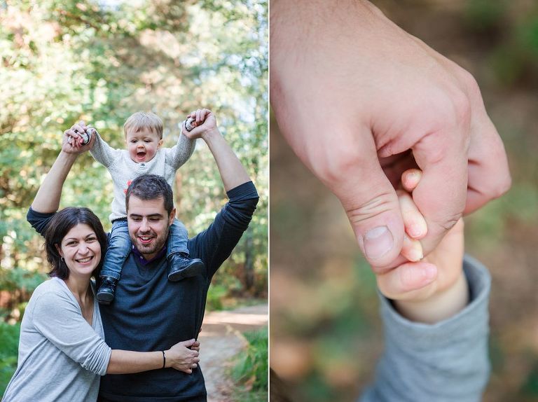 portrait famille avec bébé Yvelines