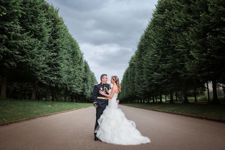 séance photo après le mariage à versailles