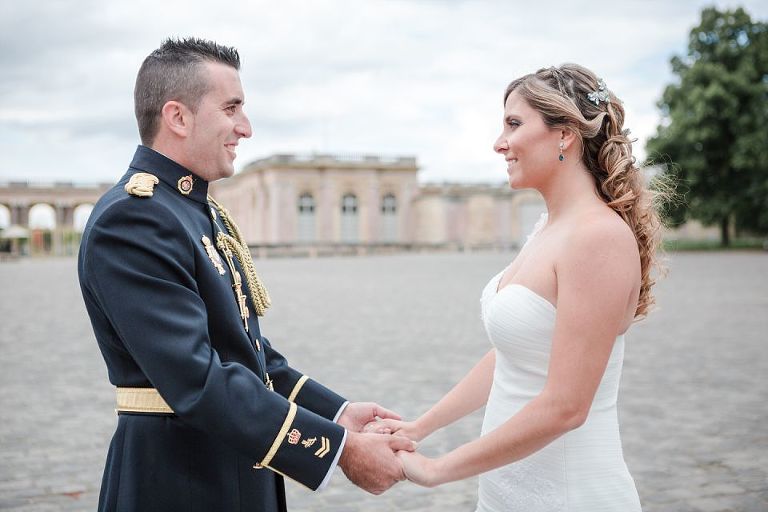 séance photo après le mariage Le grand Trianon