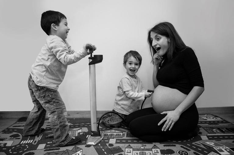 Séance photo grossesse en famille