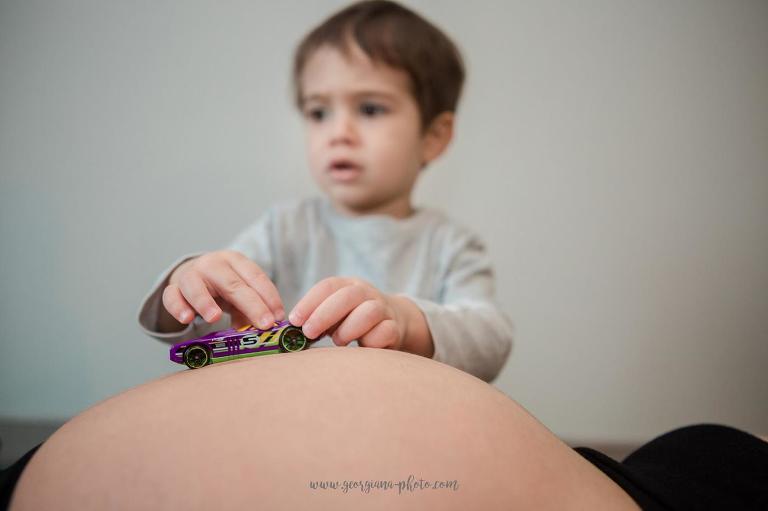 Séance photo grossesse en famille