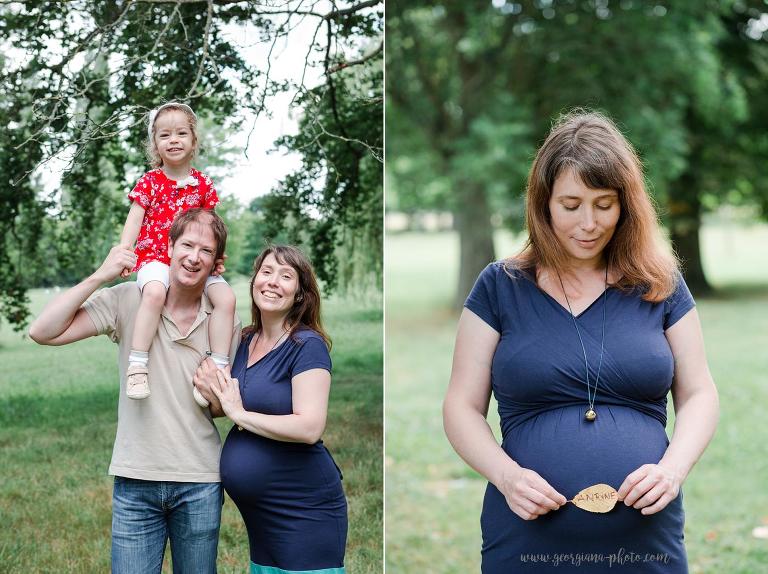 Photographe femme enceinte. Séance photo en famille Versailles