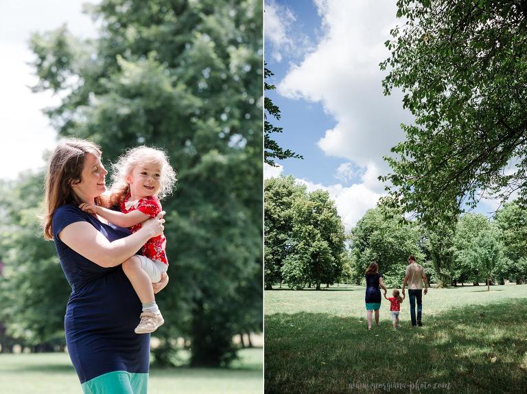 Photographe femme enceinte. Séance photo en famille Versailles