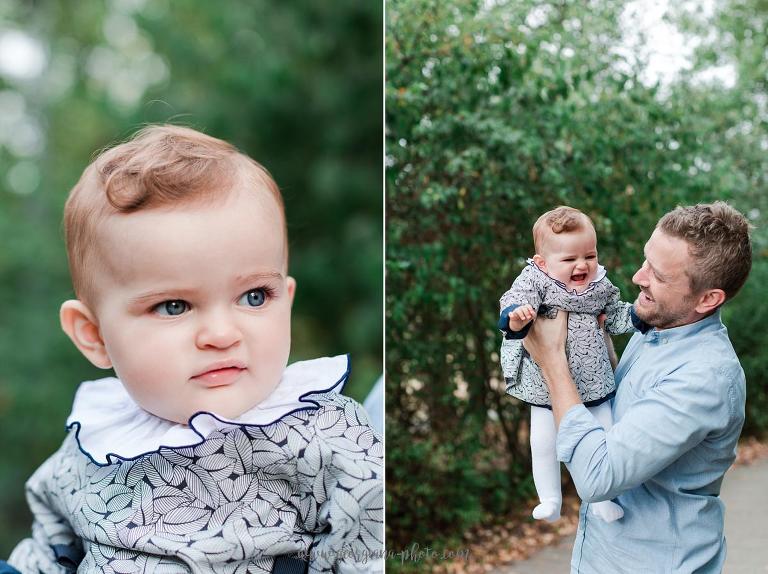 Shooting photo famille avec bébé en extérieur Paris