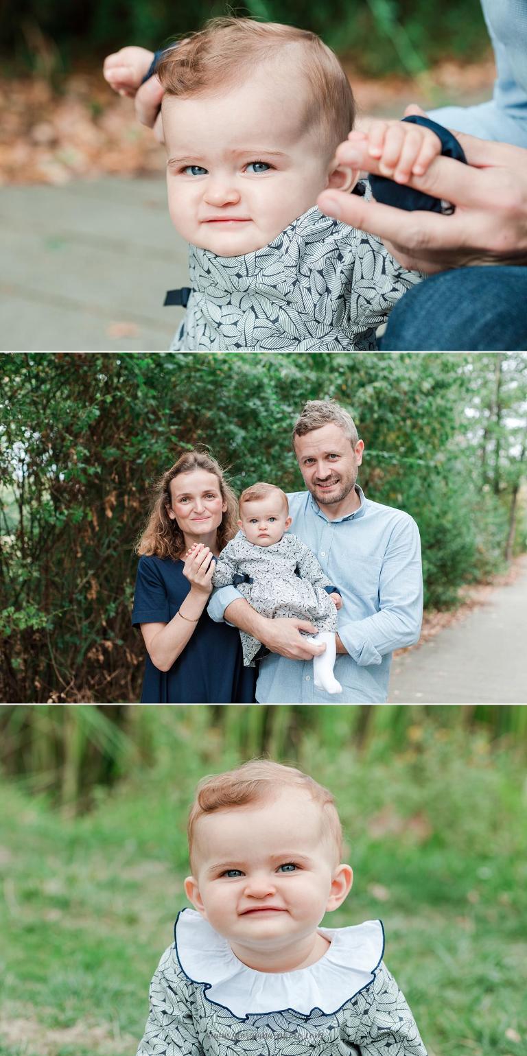 Shooting photo famille avec bébé en extérieur Paris
