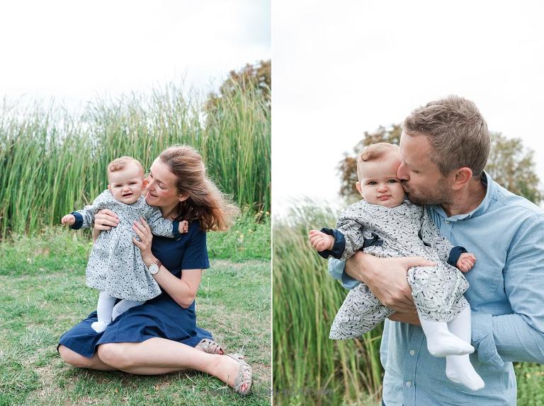 Shooting photo famille avec bébé en extérieur Paris