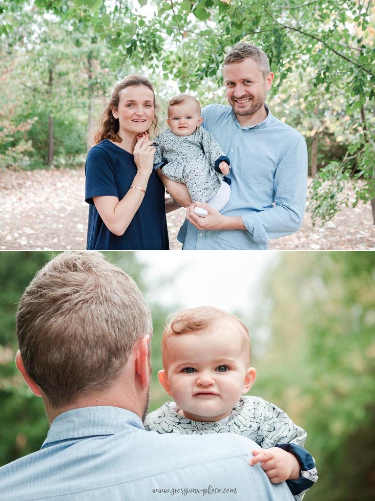 Shooting photo famille avec bébé en extérieur Paris