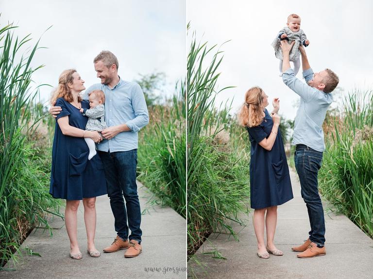 Shooting photo famille avec bébé en extérieur Paris