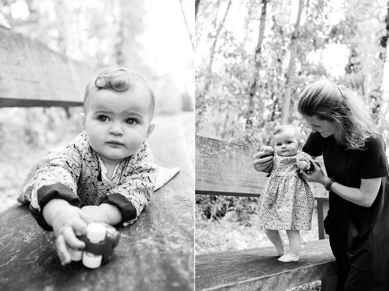 Shooting photo famille avec bébé en extérieur Paris