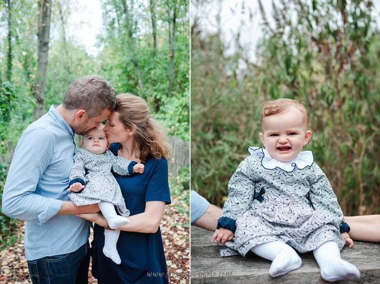 Shooting photo famille avec bébé en extérieur Paris