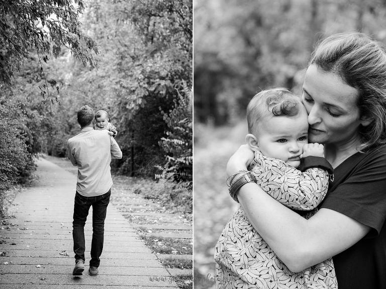 Shooting photo famille avec bébé en extérieur Paris